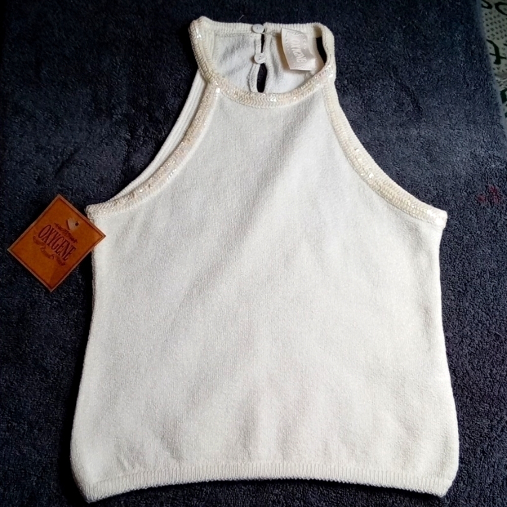 NEW❤️‍🔥 Oxygene VINTAGE women's med sweater top gorgeous
